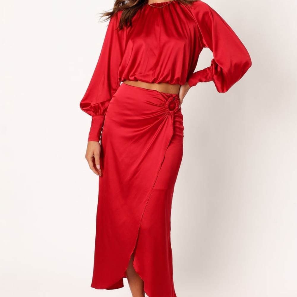 Petal and Pulp NATASHA Red 2 piece set